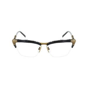 Gucci Cat Eye-Frame Injection Optical Frames Black Womens